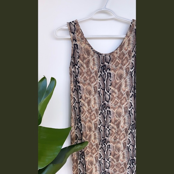 🐍 vintage snakeskin print maxi dress 🐍 - Picture 4 of 7